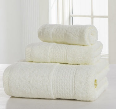 Cotton Double-Sided Bath Towel Set – Soft Thick Towels for Home, Spa & Beauty Salon