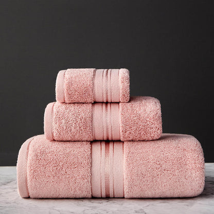 Pure Cotton Bath Towel Set – Thick Absorbent Towels for Home, Beach & Beauty Salon