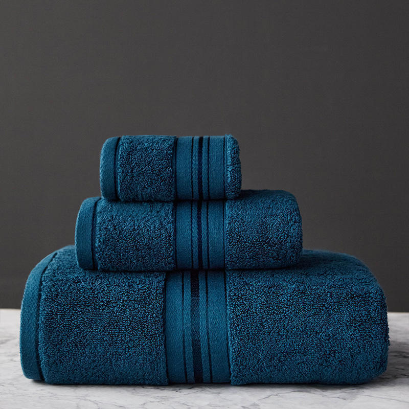 Pure Cotton Bath Towel Set – Thick Absorbent Towels for Home, Beach & Beauty Salon
