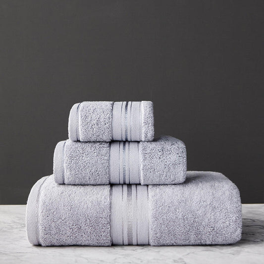 Pure Cotton Bath Towel Set – Thick Absorbent Towels for Home, Beach & Beauty Salon