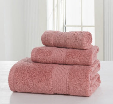 Cotton Double-Sided Bath Towel Set – Soft Thick Towels for Home, Spa & Beauty Salon