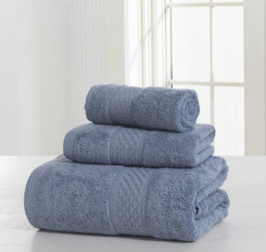 Cotton Double-Sided Bath Towel Set – Soft Thick Towels for Home, Spa & Beauty Salon