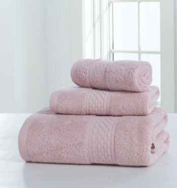 Cotton Double-Sided Bath Towel Set – Soft Thick Towels for Home, Spa & Beauty Salon