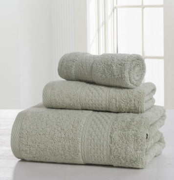 Cotton Double-Sided Bath Towel Set – Soft Thick Towels for Home, Spa & Beauty Salon