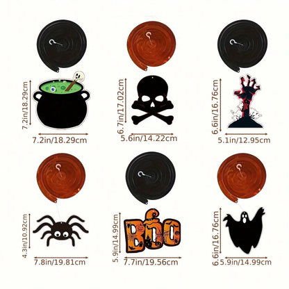 36Pcs Halloween Hanging Swirl Decorations – Spooky Ceiling Party Decor for Home & Office